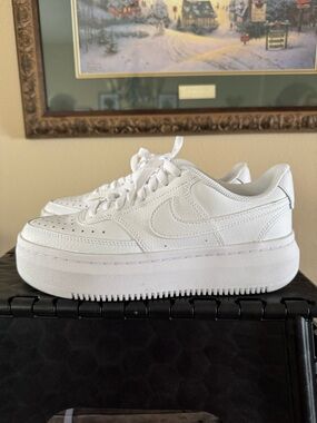 Nike Women’s White Platform Sneakers